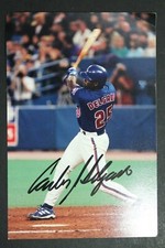 Carlos Delgado 1993-04 Toronto Blue Jays Signed Autographed 4x6 Photo 