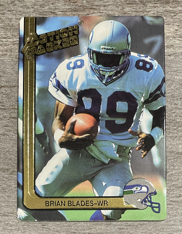 Brian Blades 1991 Action Packed Seahawks #251  *F686* - Image 1 of 2