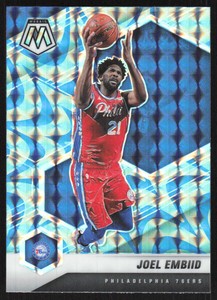 2020-21 Panini Mosaic Mosaic Reactive Blue #164 Joel Embiid! *PWE*