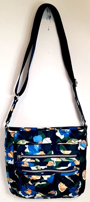 Vera Bradley Performance Twill Triple Zip Hipster Crossbody in Imersed Blooms - Image 1 of 4