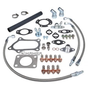 Turbo Install Line Kit fit for TOYOTA 1JZ-GTE VVTI CT15B Chaser JZA70 Supra - Picture 1 of 9