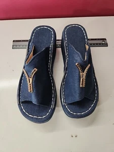 Womens Espadrilles Wedge Sandals Women Sandals  Blue,Size 7 - Picture 1 of 5