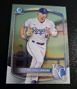 Bowman Chrome Prospects SP 2025 #BCP-103 JAC CAGLIANONE KANSAS CITY ROYALS ¡L@K! - Imagen 1 de 2