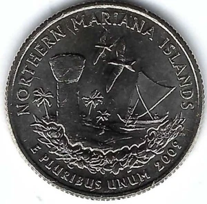 2009-D Denver 25C Northern Mariana Islands U.S. Territories Quarter - Picture 1 of 2