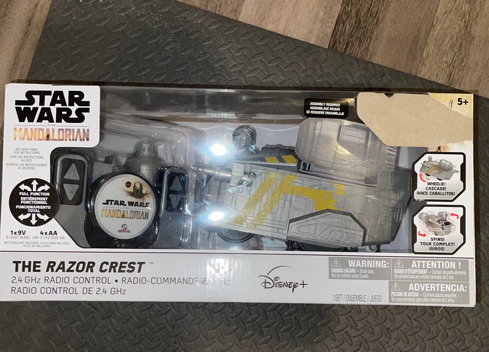 Star Wars Mandalorian The Razor Crest Disney Nave Espacial Control Remoto NUEVO Foto 1 de 4