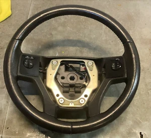 06-09 FORD EXPLORER STEERING WHEEL LEATHER BLACK - Picture 1 of 2