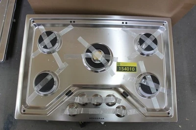 GE Monogram ZGU30RSLSS 30" Acero Inoxidable 5 Quemadores Gas Natural Cocina NOB #154010 Foto 1 de 2