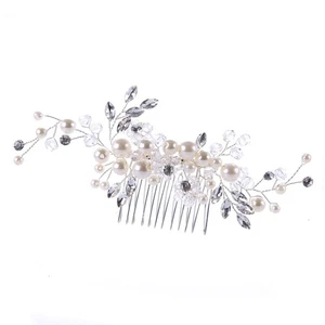  Hochzeit Haarspange Deko Kamm Braut Kopfschmuck Accessoires - Bild 1 von 12