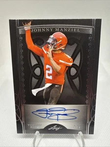 2022 LEAF TRINITY JOHNNY MANZIEL AUTO ONE OF ONE - Picture 1 of 3