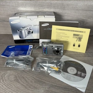 Samsung Digimax S500 Digital Camera Box Inserts & Accessories CAMERA NOT WORKING - Picture 1 of 14