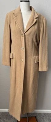 Abrigo largo de colección Marvin Richards para mujer 100 % pelo camel talla 4 bronceado M carrera Foto 1 de 4