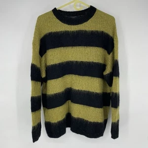 Suéter Jersey Allsaints Onyx Verde Rayas Mohair Para Mujer Talla M - Imagen 1 de 9