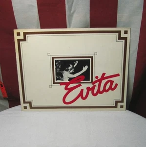EVITA PERON souvenir program 1979 Florence Lacey & Andrew Lloyd Webber musical - Picture 1 of 4