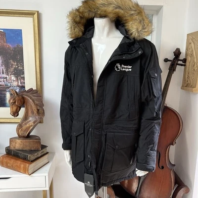 Stormtech Black Parka Unworn With Tags Premier League Logo Size Large - Image 1 of 4