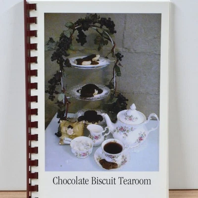 Chocolate Biscuit Tearoom Cookbook by Debbie Brown Vol 1 Free Shipping - Image 1 of 4
