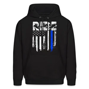 Ride Snowmobile USA Flag Men's Hoodie - Picture 1 of 7