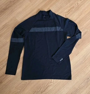 Figs Seamless Underscrub Shirt Top Size XL Black Long Sleeve Stretch Mock Neck - Picture 1 of 6