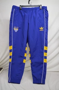 NEW Adidas Boca Juniors Bring Back Blue Yellow Men's Size XL Pants JI9492 - Picture 1 of 8