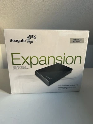 Seagate Expansion desktop drive 2 TB USB 3.0, STBV2000200, NEU + OVP - Bild 1 von 2