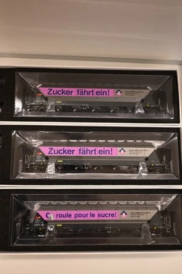 NME 510610 510611 510612 HO DC SBB-Cargo Getreidewagen Tagnpps  Ep 6 OVP Rarität - Bild 1 von 2