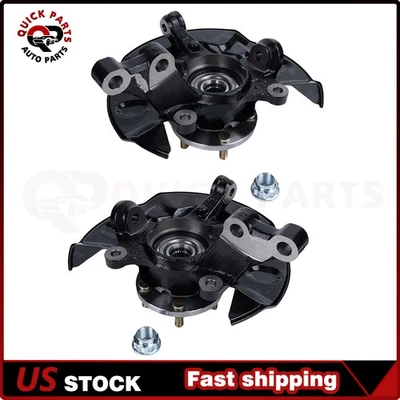 Front Steering Knuckle&Wheel Hub Bearing Assembly for Toyota Matrix 2003-2008 x2 - Image 1 of 4