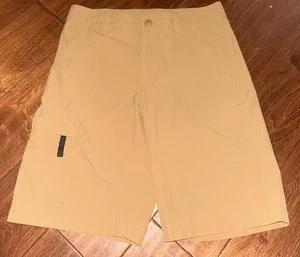 Boys The North Face Grey Shorts Size Large 14/16 Hiking Cargo Shorts Khaki Used - Picture 1 of 7