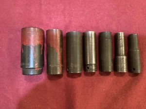Snap On Deep Socket Set 1/2 Inch Drive 6 Pt. Set Of 7 (See Description) - Bild 1 von 4