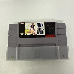 Pink Panther Goes to Hollywood (SNES Super Nintendo, 1993) Tested/Working - Picture 1 of 6