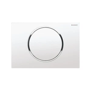 Placa de accionamiento Geberit Sigma 10 placa de presión parada de lavado blanco/cromo 115758KJ5 - Imagen 1 de 1