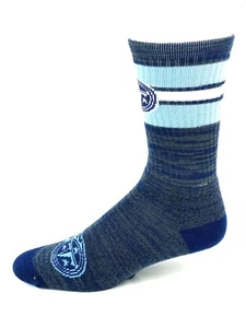 Calcetines de fútbol americano azul Tennessee Titans RMC primera cuerda Deuce crew - Imagen 1 de 2