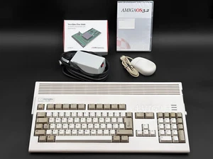 Commodore Amiga 1200 w/ 50MHz '060 Accelerator & 128MB RAM Computer +more! - Photo 1/24