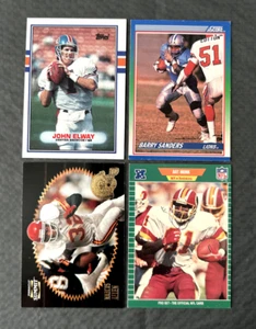 John Elway 89, Barry Sanders 90, Marcus Allen 96, Art Monk 89... 4 Football Card - Bild 1 von 6