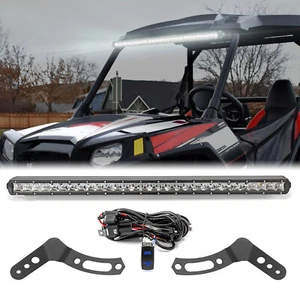 WSAYS Roof 31" LED Light Bar Mount Brackets Wire Kit For Polaris RZR 800 XP 1000 - Bild 1 von 9