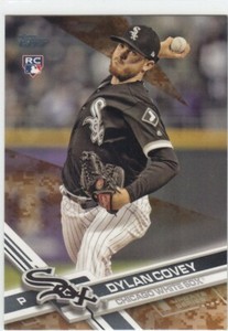 2017 Dylan Covey Topps Update CAMO ROOKIE Parallel /25 - #46 White Sox RC