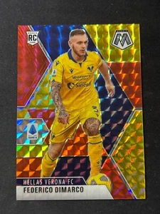 2020 Panini Mosaic Serie A RED GOLD 3/99 Federico Dimarco Rookie RC JSY # - Picture 1 of 2