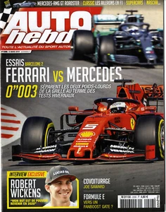 AUTO HEBDO Nr. 2206 06.03.2019 TEST BARCELONA F1 ROBERT WICKENS AMG GT ROADSTER - Bild 1 von 1
