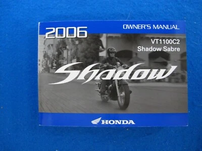 Honda VT1100C2 2006 Shadow Sabre nuevo stock antiguo manual del propietario de fábrica F622 Foto 1 de 4