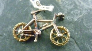 Anhänger Kette BMX Fahrrad 925er Sterling Silber - Picture 1 of 2