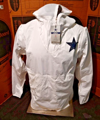 Nike Repel NFL onField Dallas Cowboys Hombres Mediano Blanco 1/3 Cremallera Brazos Extraíbles Nuevo con Etiquetas Foto 1 de 4