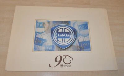 Folleto de carpeta de prensa Lancia 1906-1996 90 años de historia edición DE Foto 1 de 4