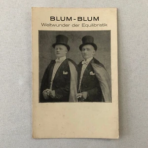 Circus Balancing Act Equilibristic Blum and Blum German Postcard Post Card - Picture 1 of 5