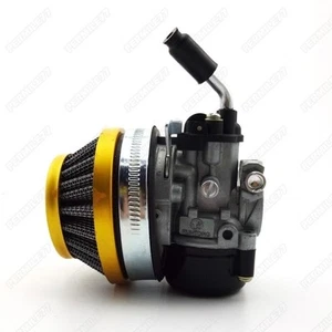 Filtro de aire carburador de carreras de bicicleta de empuje motorizado para bicicleta de gasolina 50cc 60cc 80cc - Imagen 1 de 7