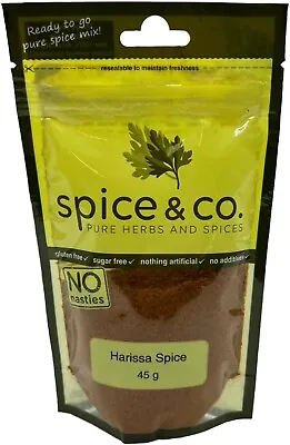 Spice & Co Harissa Spice Mix 45 G Free And Fast Delivery-AU • 4.95$