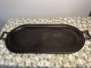 Cast Iron Griddle Sad Iron Heater No. 8 Gate Marked Oval with Handles 22” x 9.5” - Picture 1 of 9