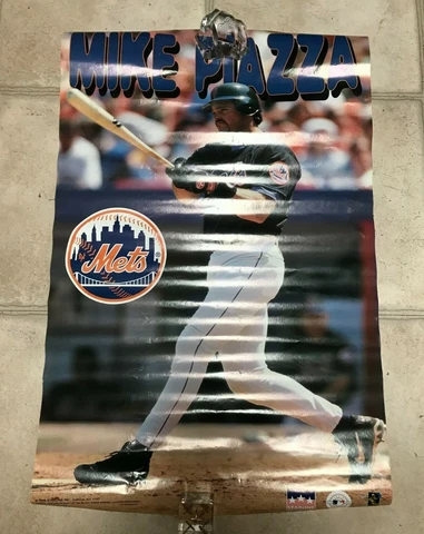 Mike Piazza Ny Mets Starline Poster 1998 MLB Cover