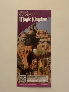 Disney World Park Map Guidemap Splash Mountain Magic Kingdom 2015 - Picture 1 of 5