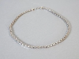 noble cadena real de plata 925 61,5 cm de largo Ø 7,3 mm 6,2 mm de ancho collar 105 g - Imagen 1 de 5