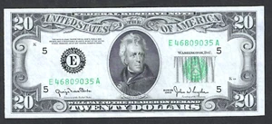 1950 $20 RICHMOND FEDERAL RESERVE NOTE  ~ FR 2068-E ~ GEM CRISP UNCIRCULATED - Picture 1 of 2