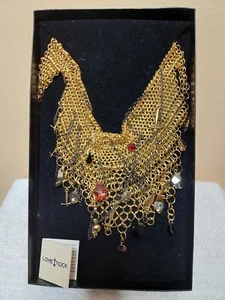Collar Loree Rodkin HSN - Cadenamail y Cristales - Serie Love & Rock - Imagen 1 de 3