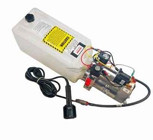 Bucher Hydraulic Hoist Pump, Double Acting, 11.9 Quart,  M-3556-0100 - Picture 1 of 11